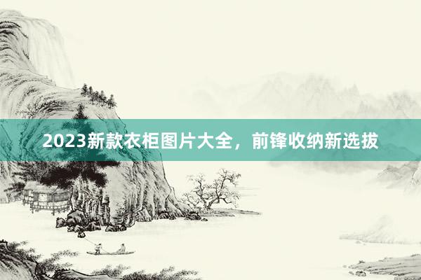 2023新款衣柜图片大全，前锋收纳新选拔