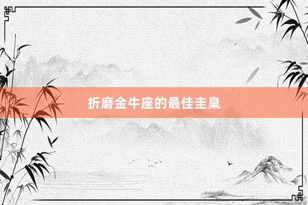 折磨金牛座的最佳圭臬